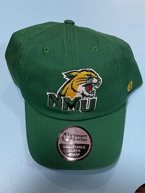 NMU Wildcat Green Embroidered Adjustable Cap